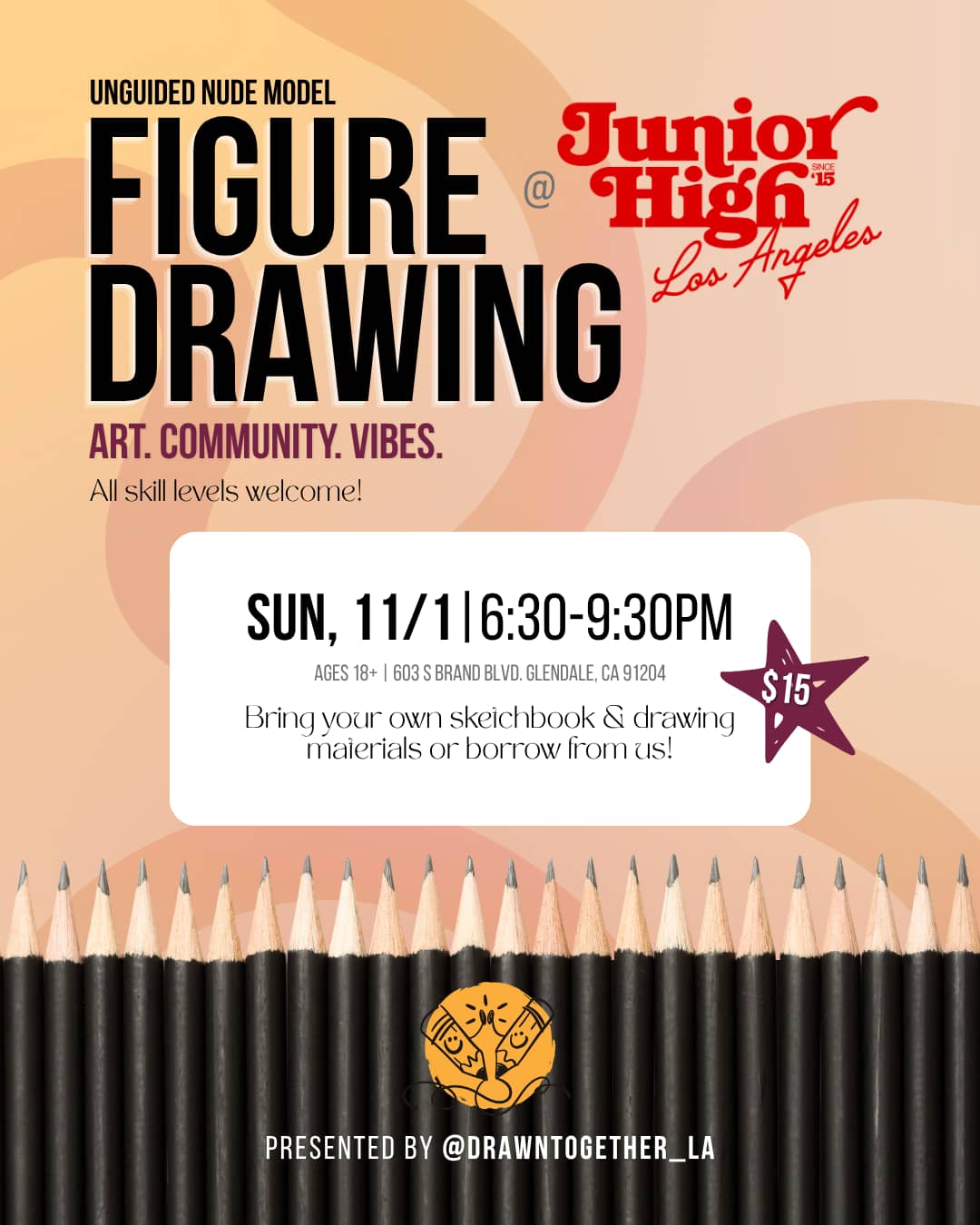 Figure Drawing with Drawn Together LA