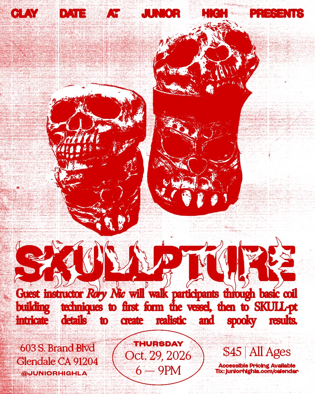 Clay Date! | SKULLptures with Rory Nic