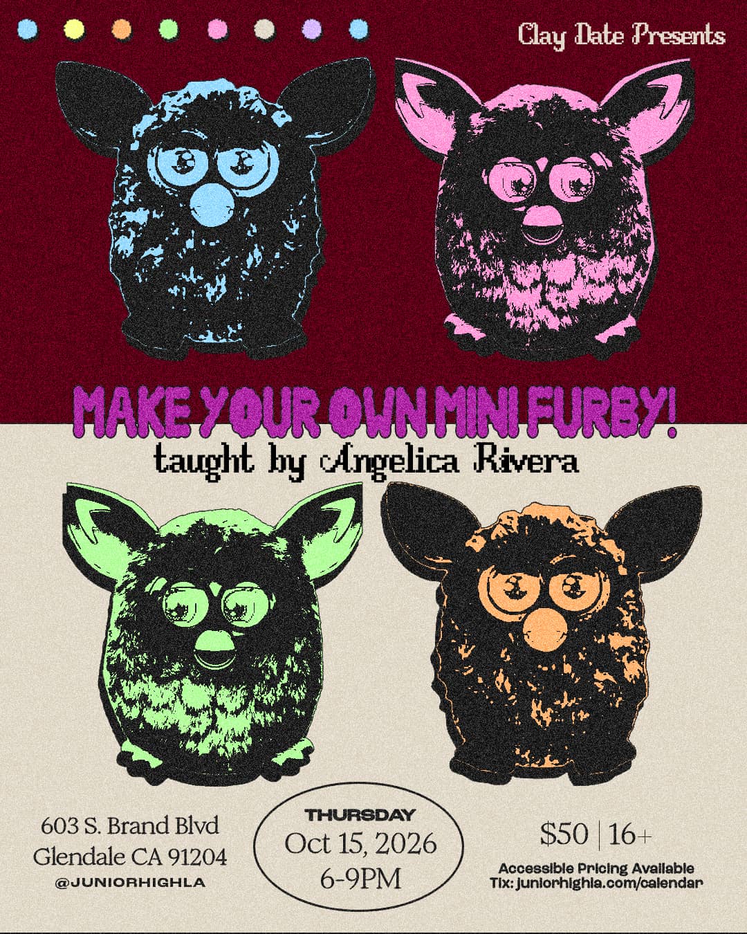 Clay Date! | Mini Furbies with Angelica Rivera