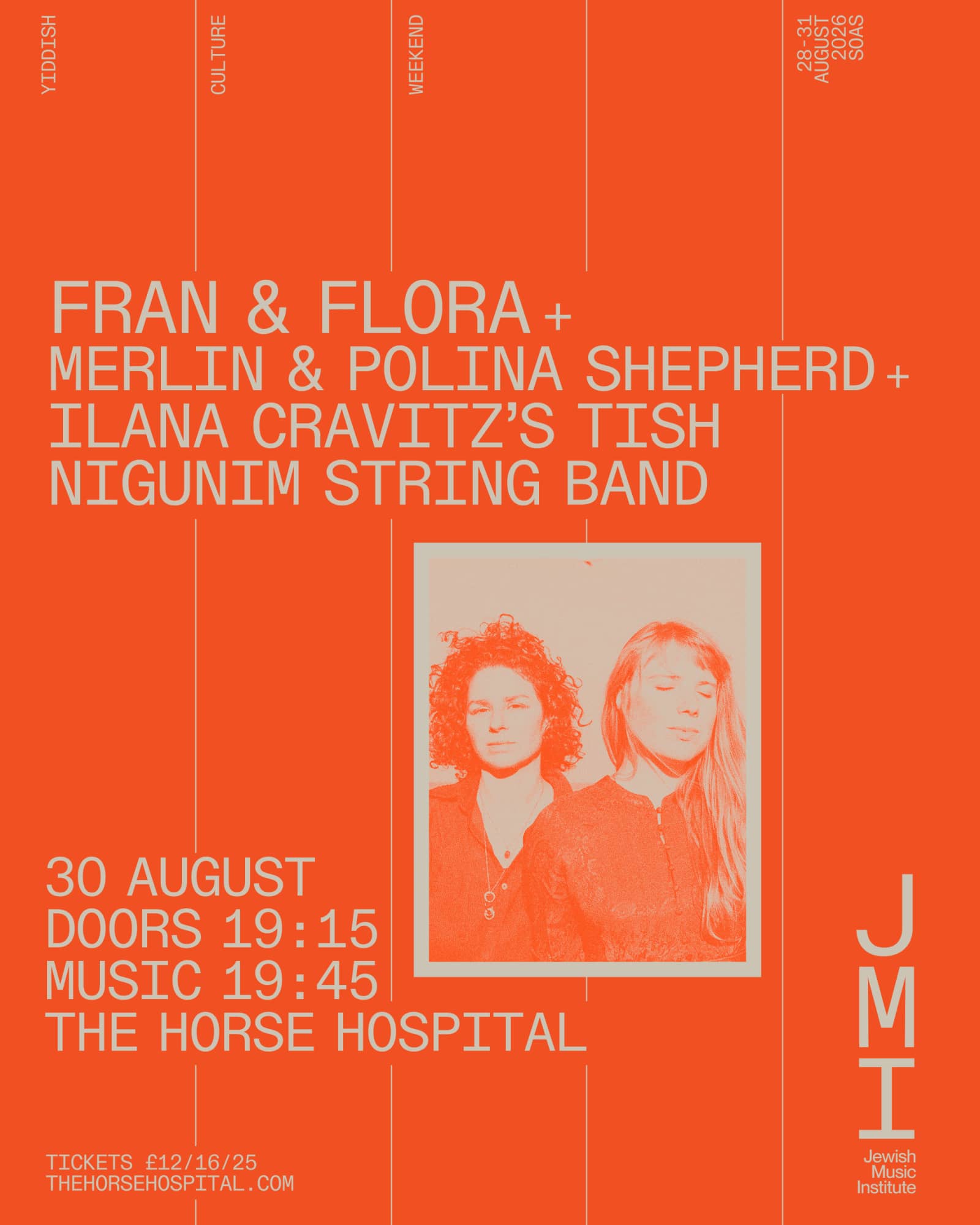 Fran & Flora present a night of contemporary Yiddish music