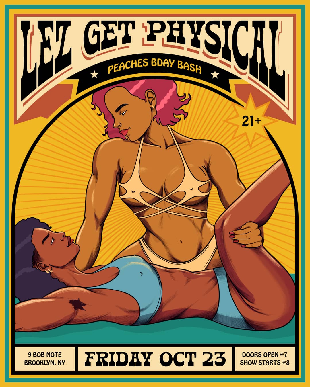 LEZ GET PHYSICAL: PEACHES BIRTHDAY BASH