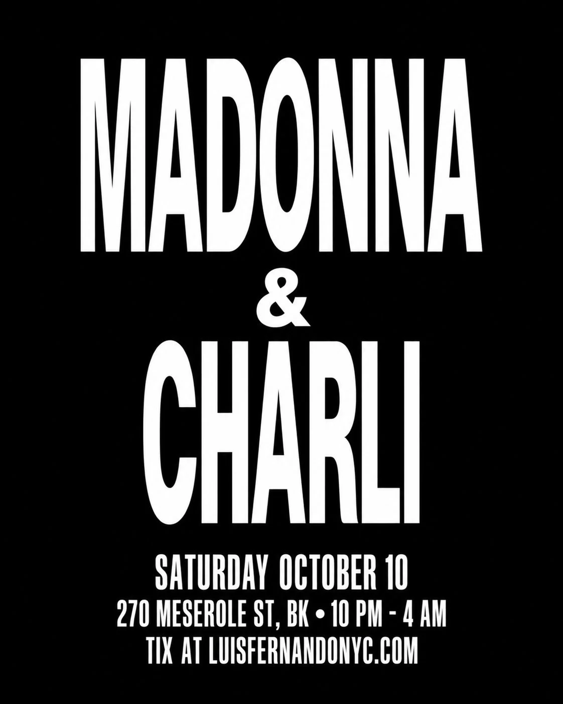 MADONNA & CHARLI - THE DANCETERIA AFTERHOURS!