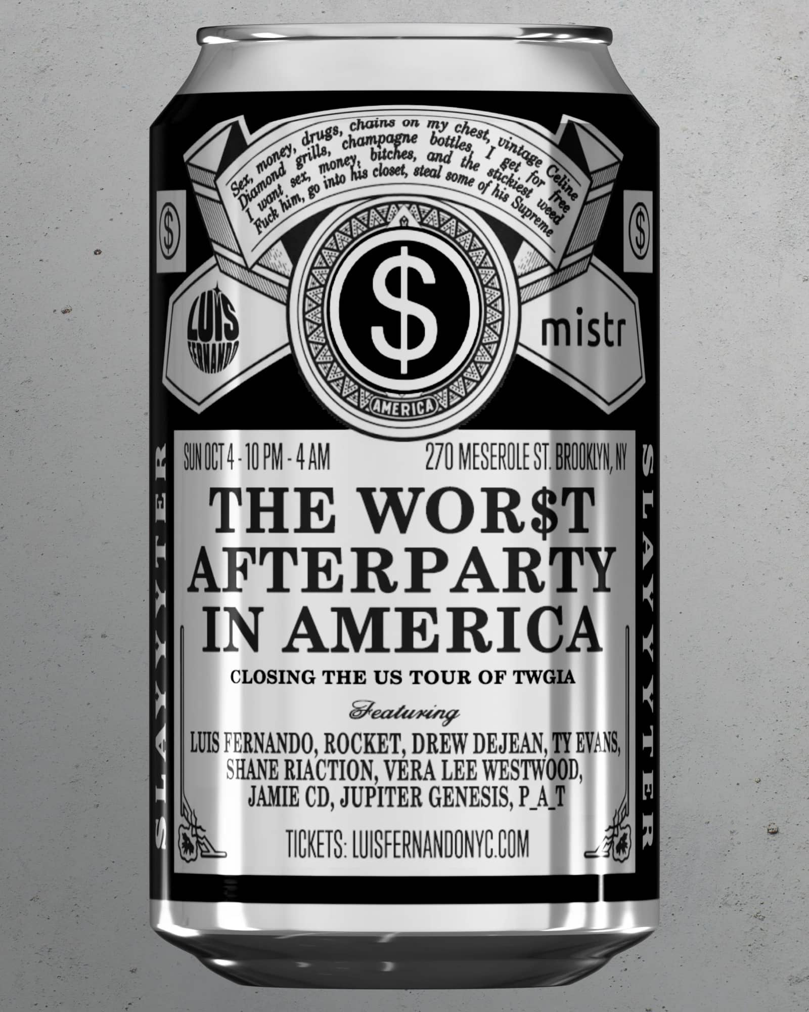 WOR$T AFTERPARTY IN AMERICA
