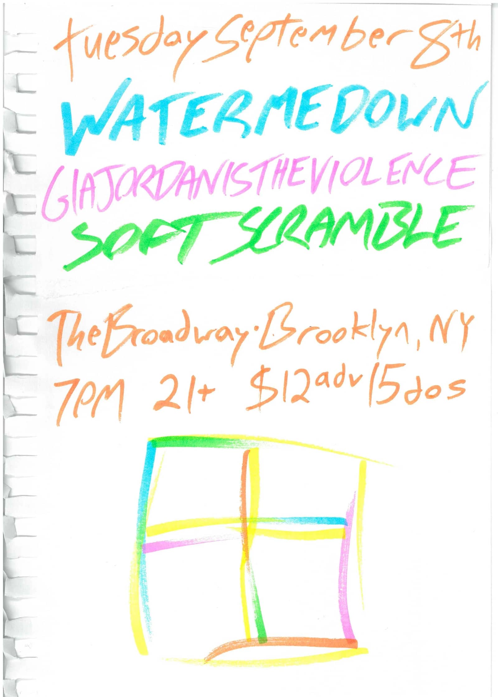 watermedown w/ GIAJORDANISTHEVIOLENCE + Soft Scramble