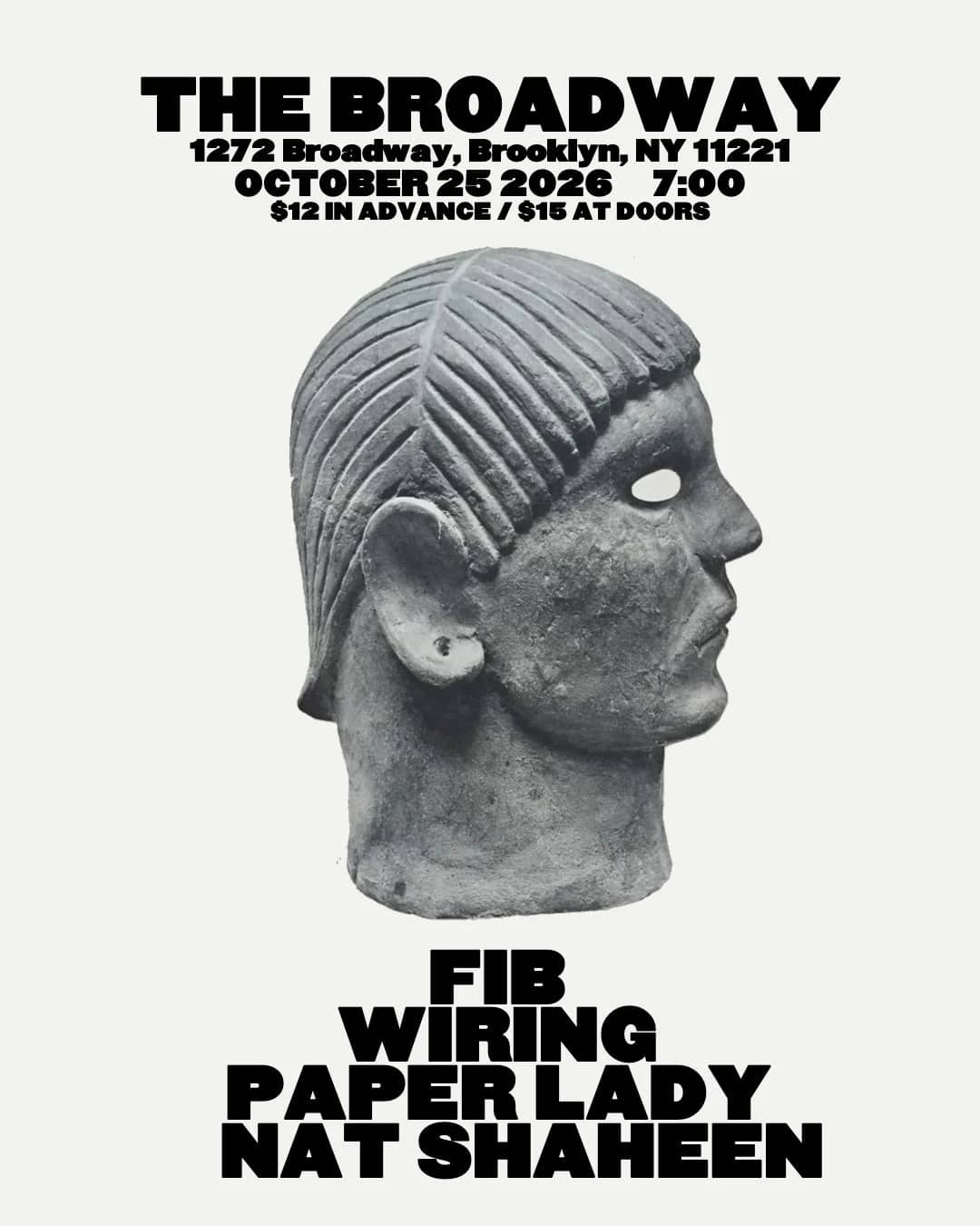 Wiring w/ Fib, Paper Lady + nat shaheen