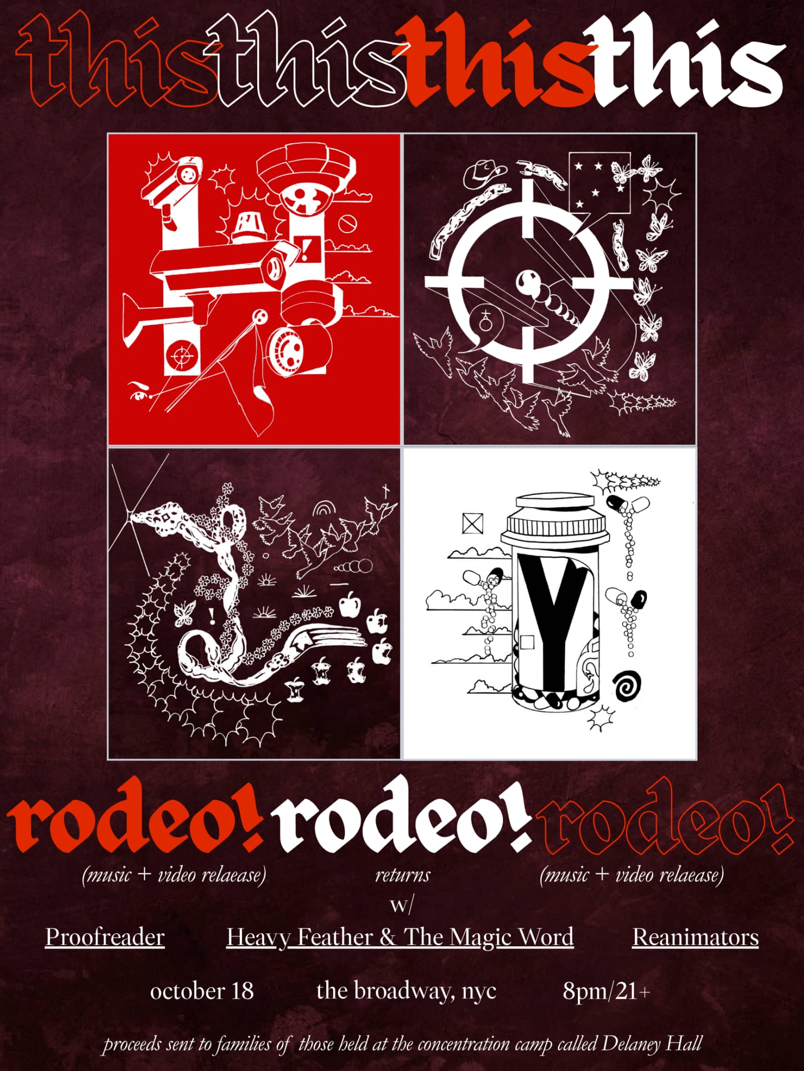 thisHOLY rodeo!, Heavy Feather and the Magic Word, Reanimators, proofreader