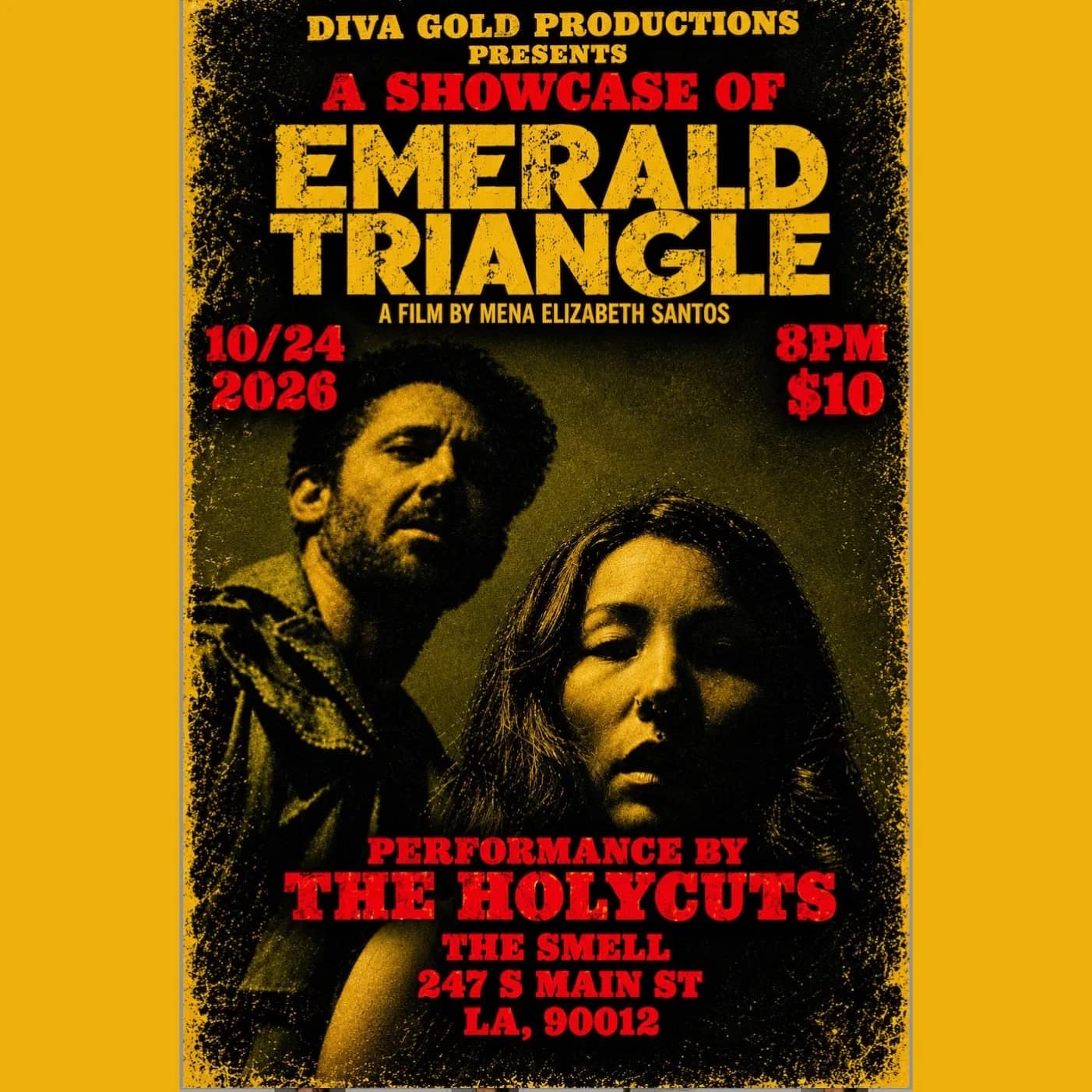 Mena Elizabeth Santos’ “Emerald Triangle” short film screening, plus live set from… / The Holycuts