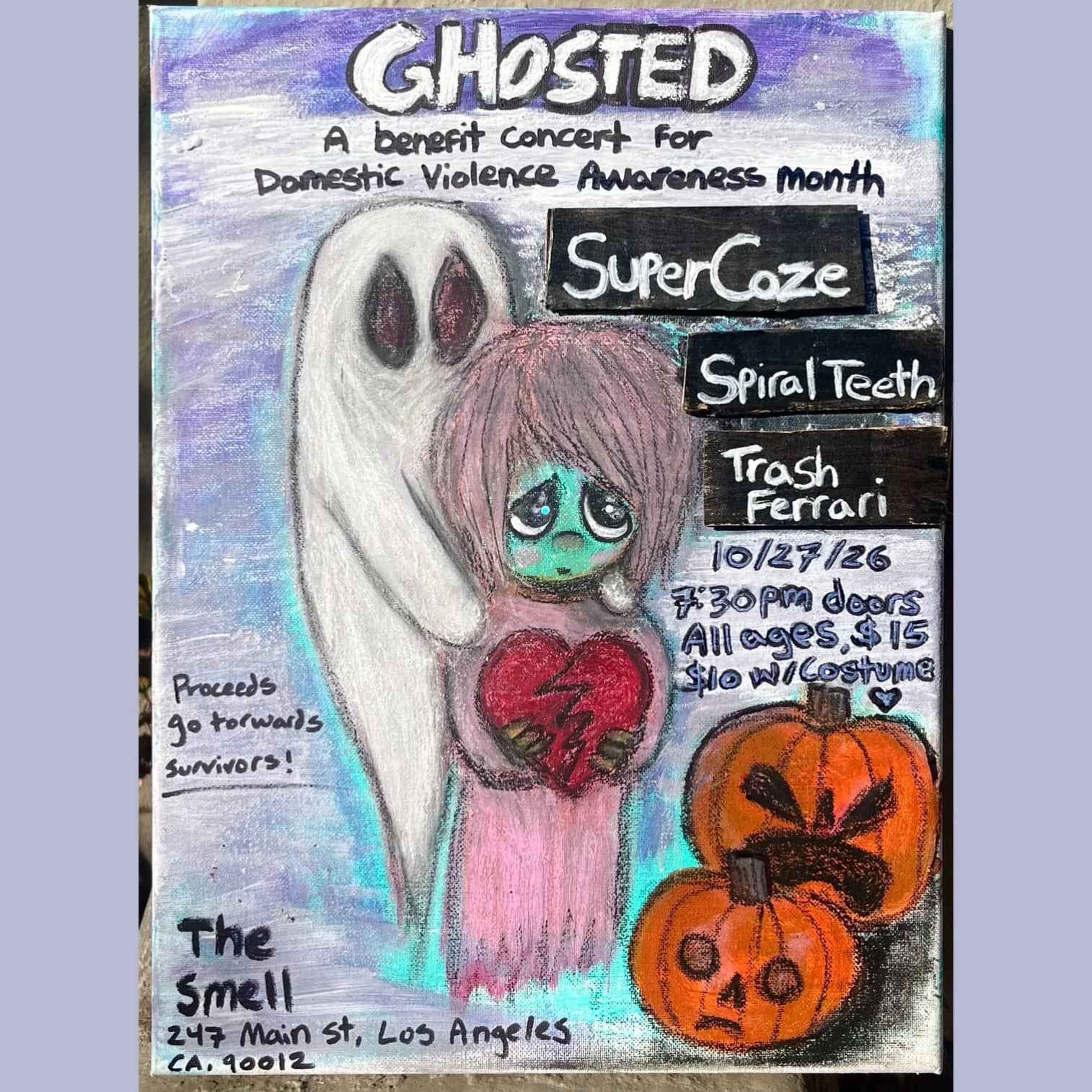 Benefit show for victims of domestic violence… / Supercoze (Seattle, WA) / Spiral Teeth