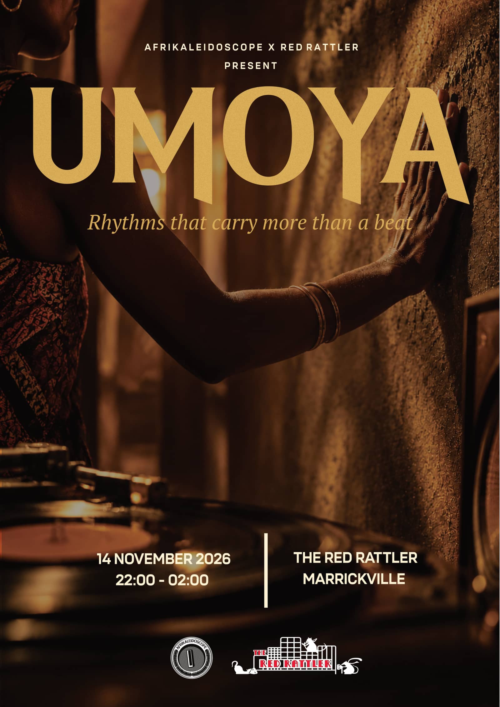 AfriKaleidoscope x Red Rattler present Umoya