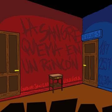 La sangre quema en un rincón