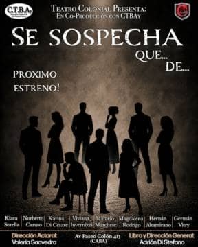 Se sospecha que... de...