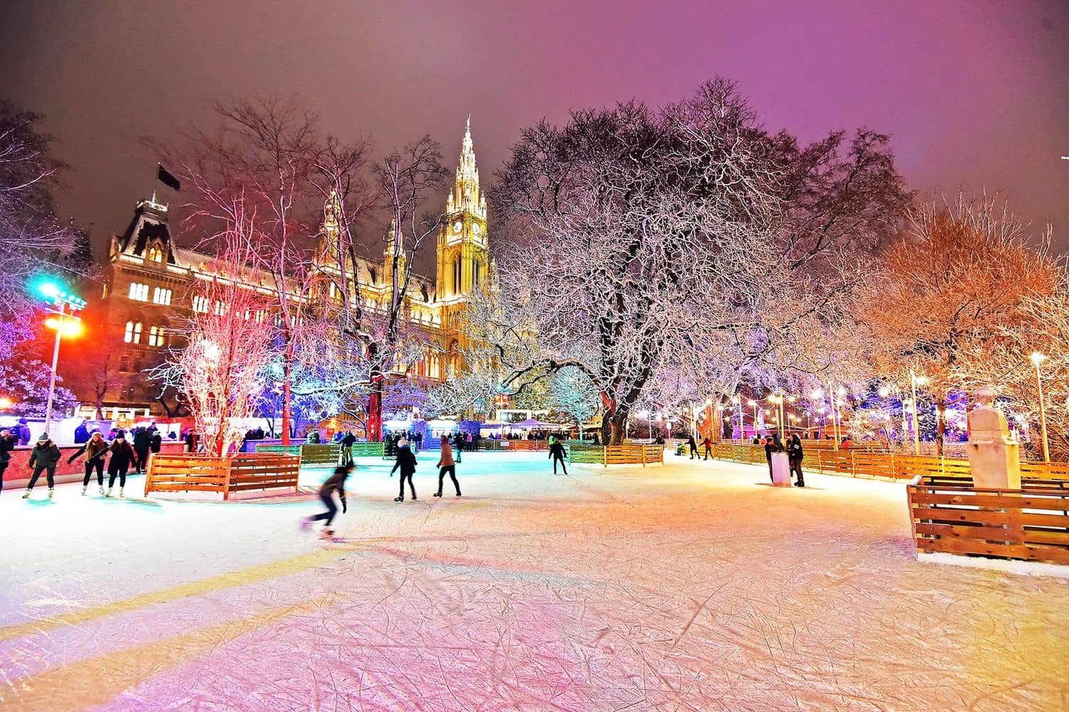 Ice World on the Viennese Christmas Market