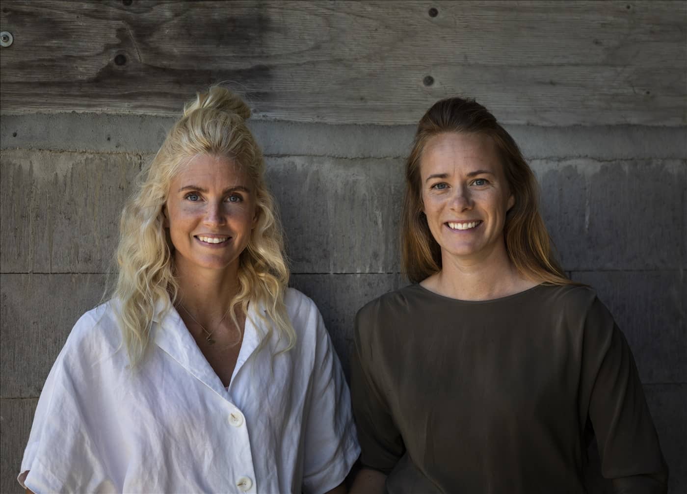Johanna Andersson och Caroline Wilbois