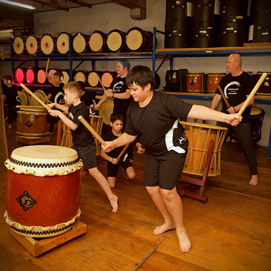 Japanese drumming workshop for families