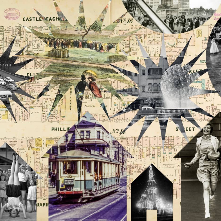 Stories from the Archives collage workshop