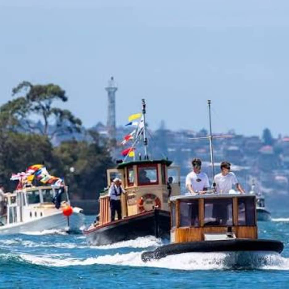 Balmain Regatta Workboat Convoy 2026 Lady Hopetoun&Waratah