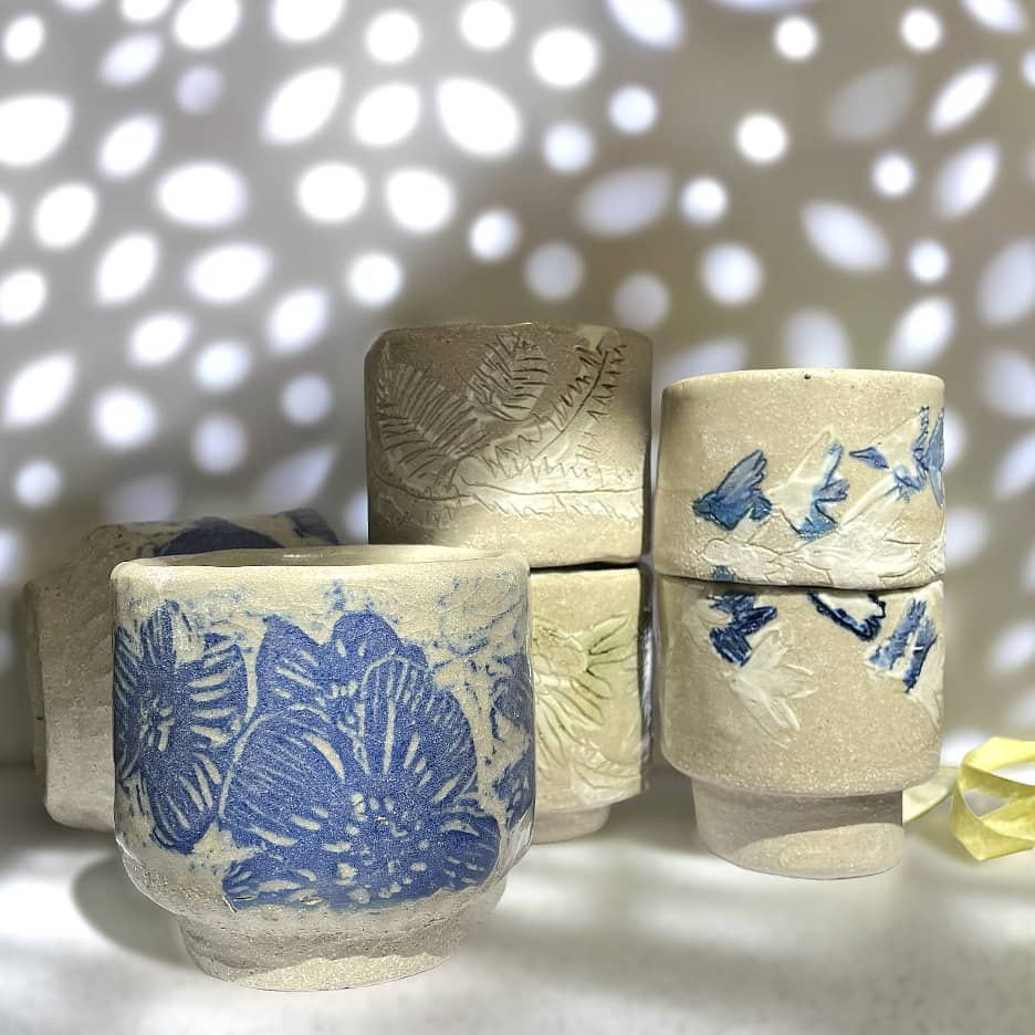 Ceramics: Friday night stackable clay cups