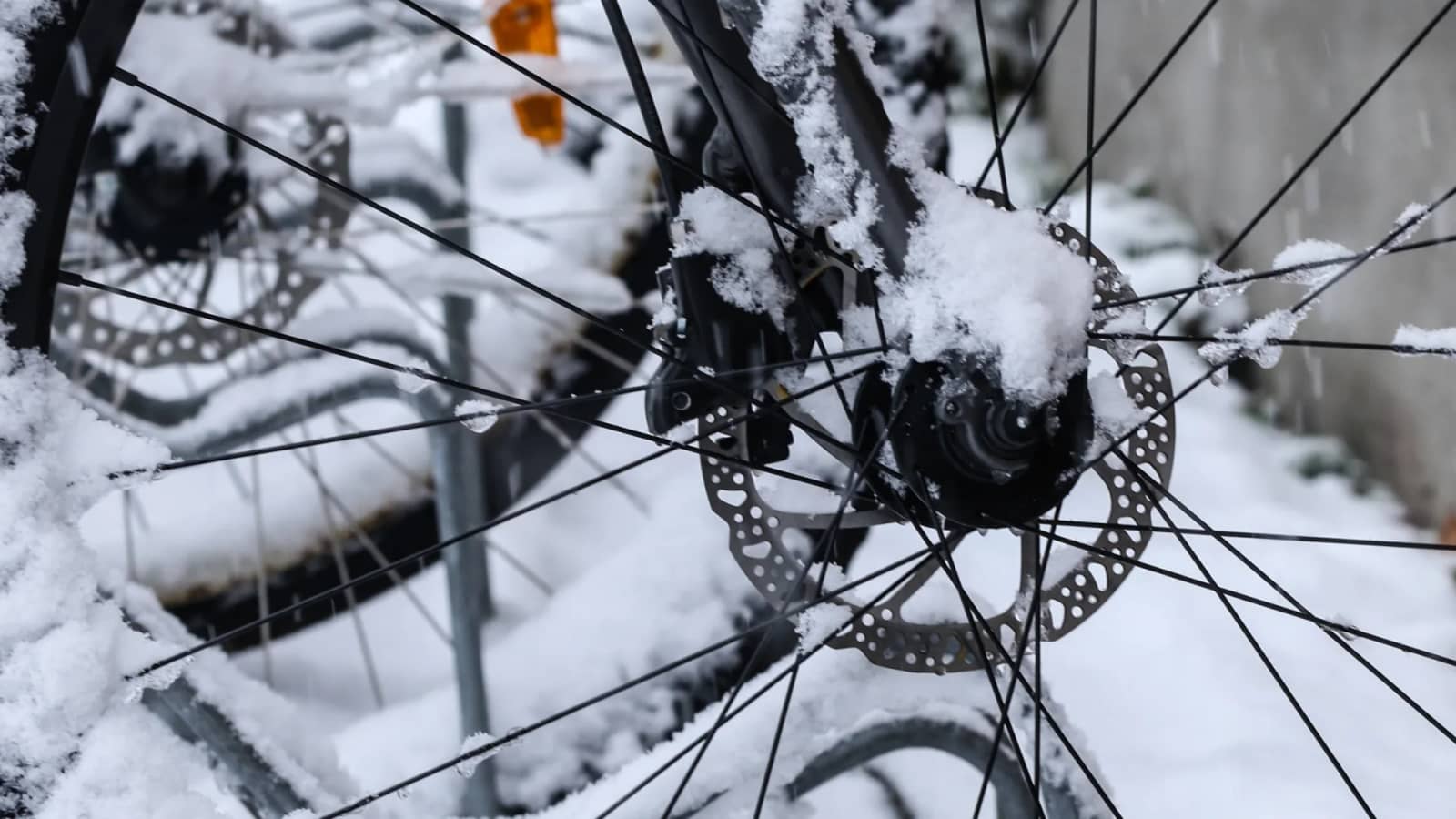 À vélo même durant l’hiver !