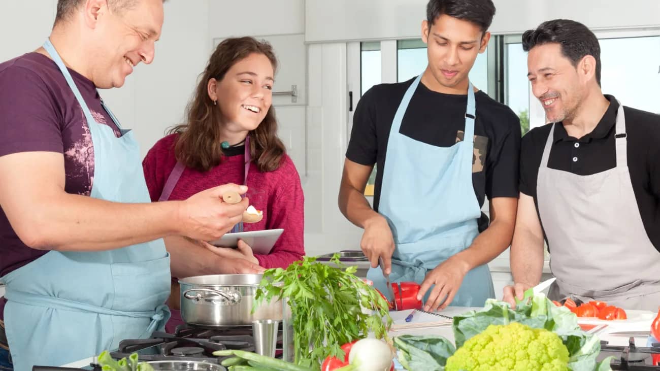 Recettes et conversations en français