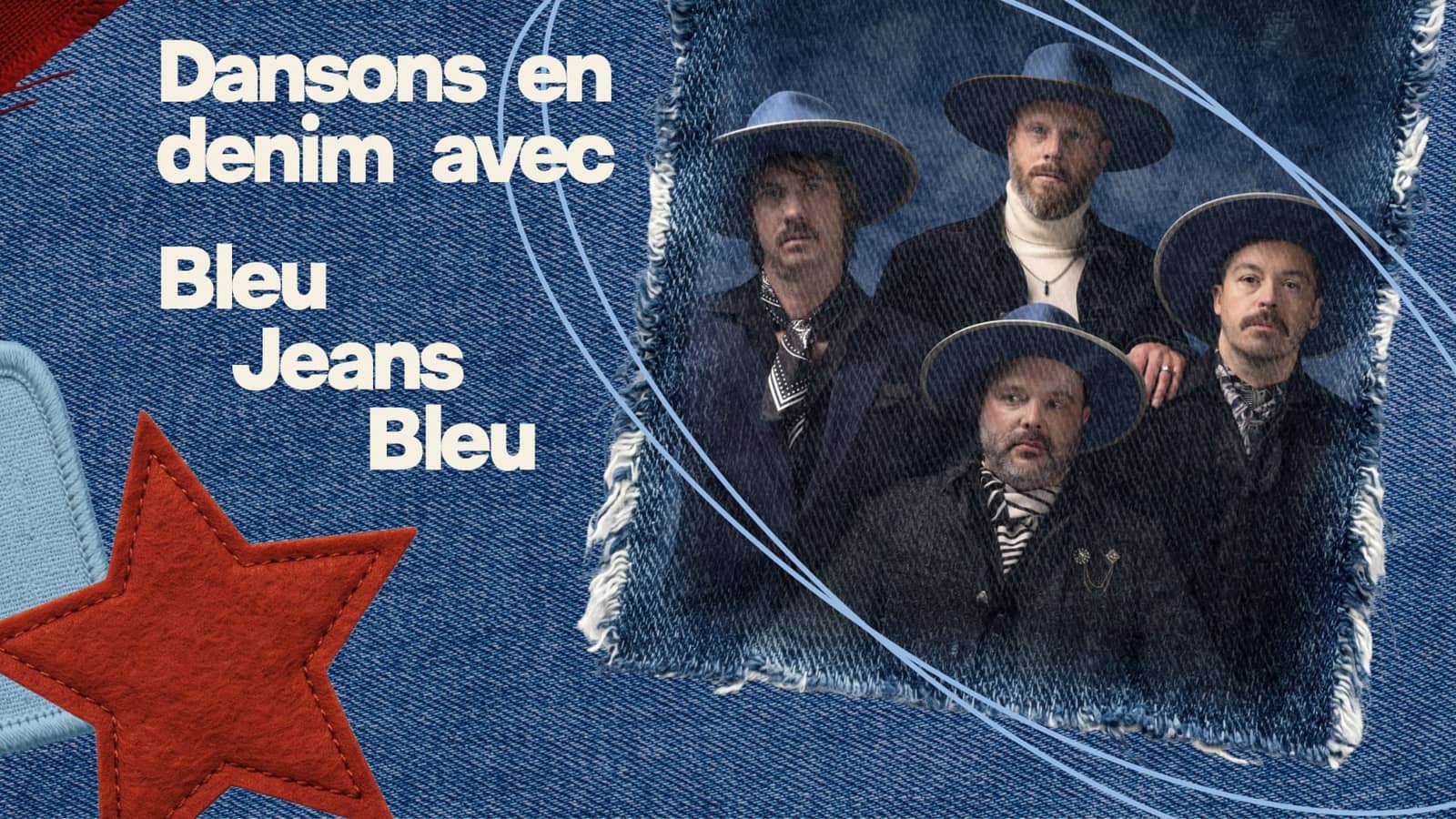 Dansons en denim avec Bleu Jeans Bleu
