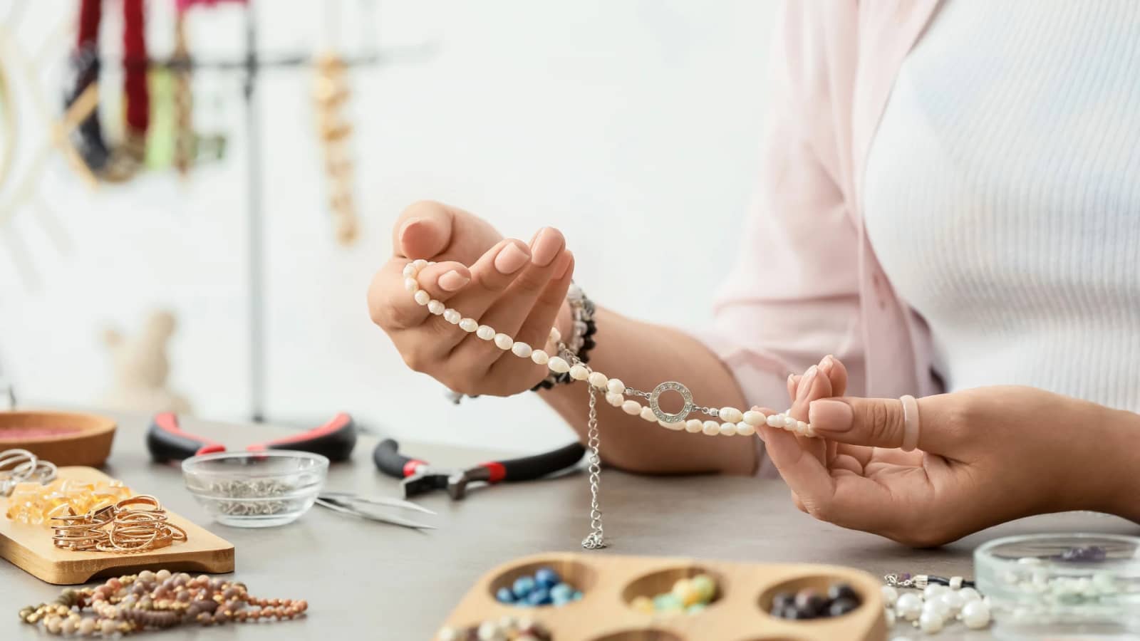 Atelier de création de bijoux écoresponsable