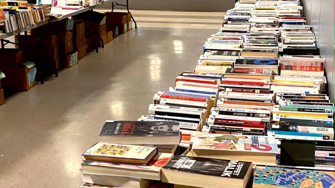 Grande vente de livres