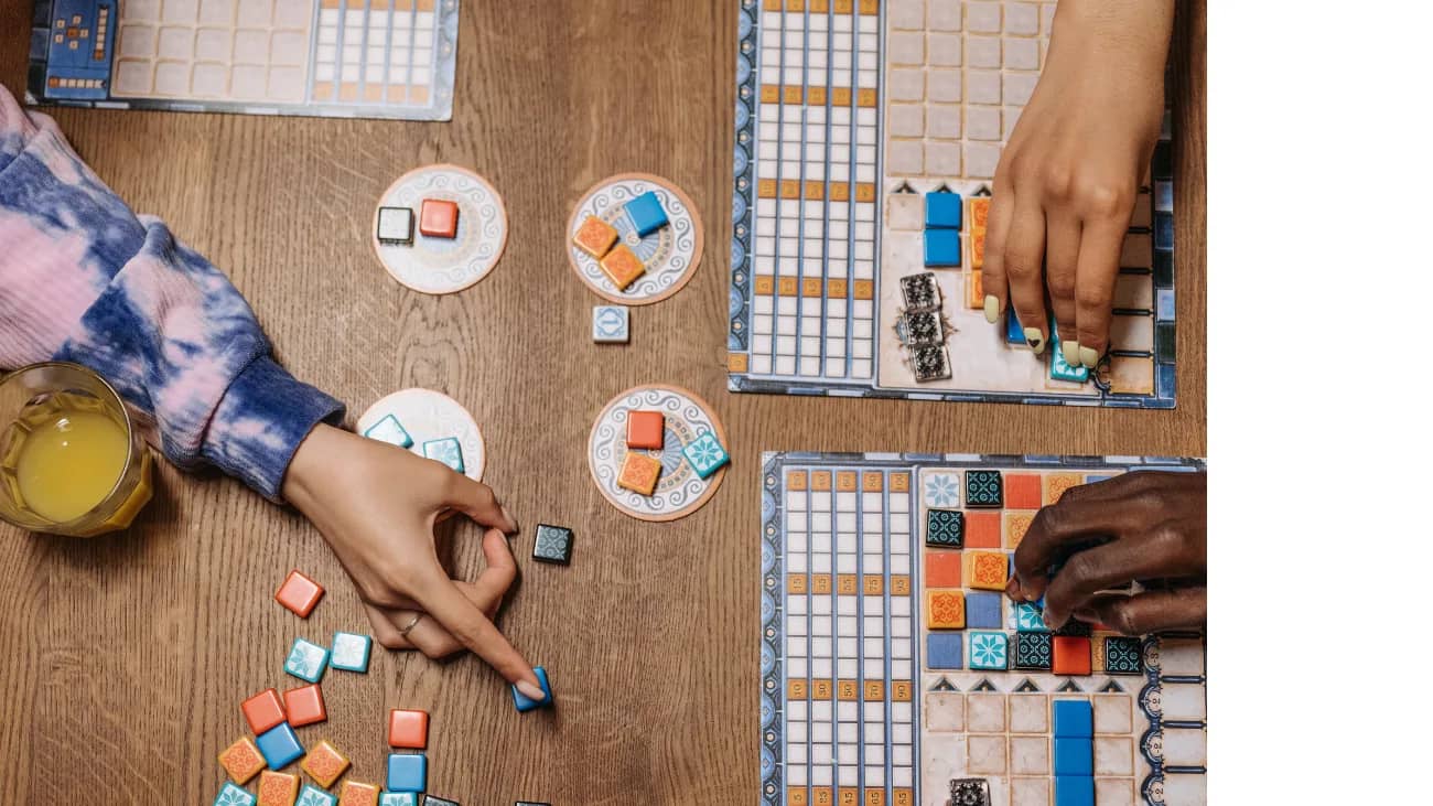 Après-midi de jeux de société