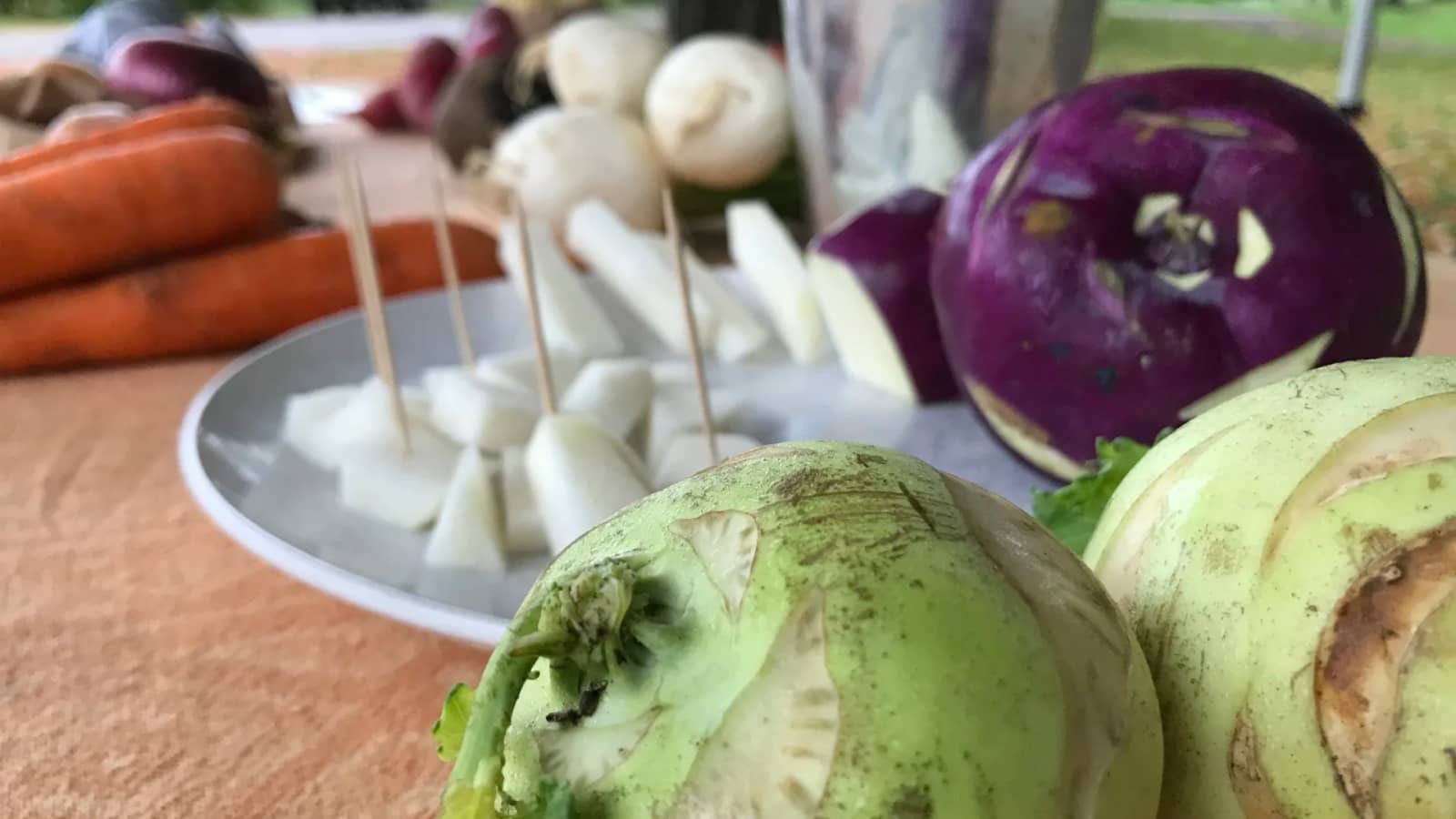 Les légumes racines