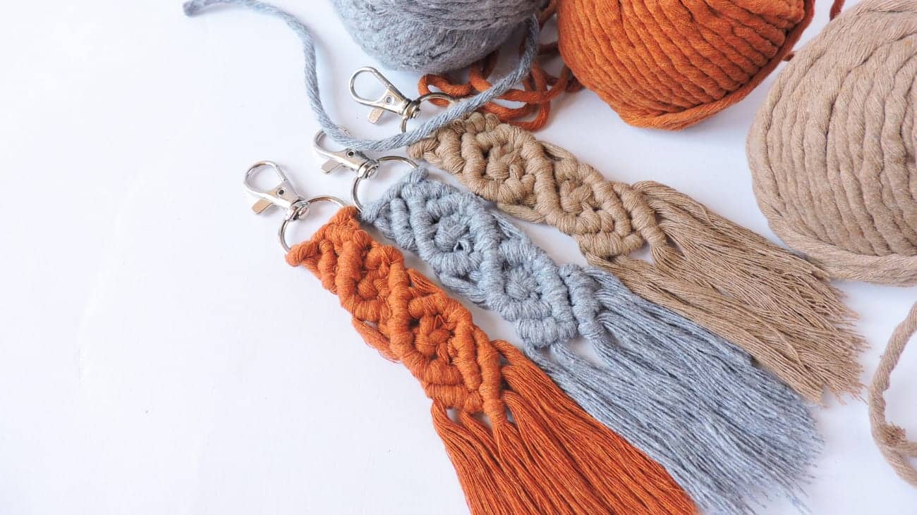 Atelier de porte-clé en macramé