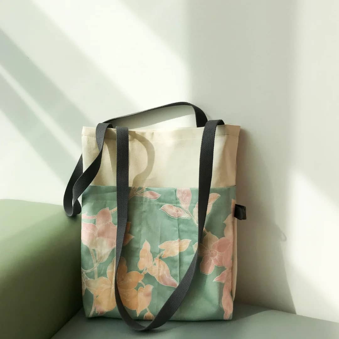 Atelier de couture d'un sac fourre-tout avec Coudonc