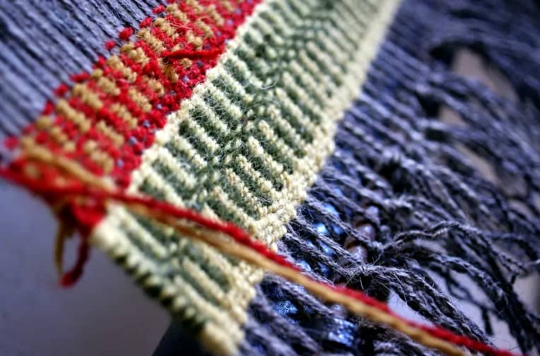 Atelier de tissage mural