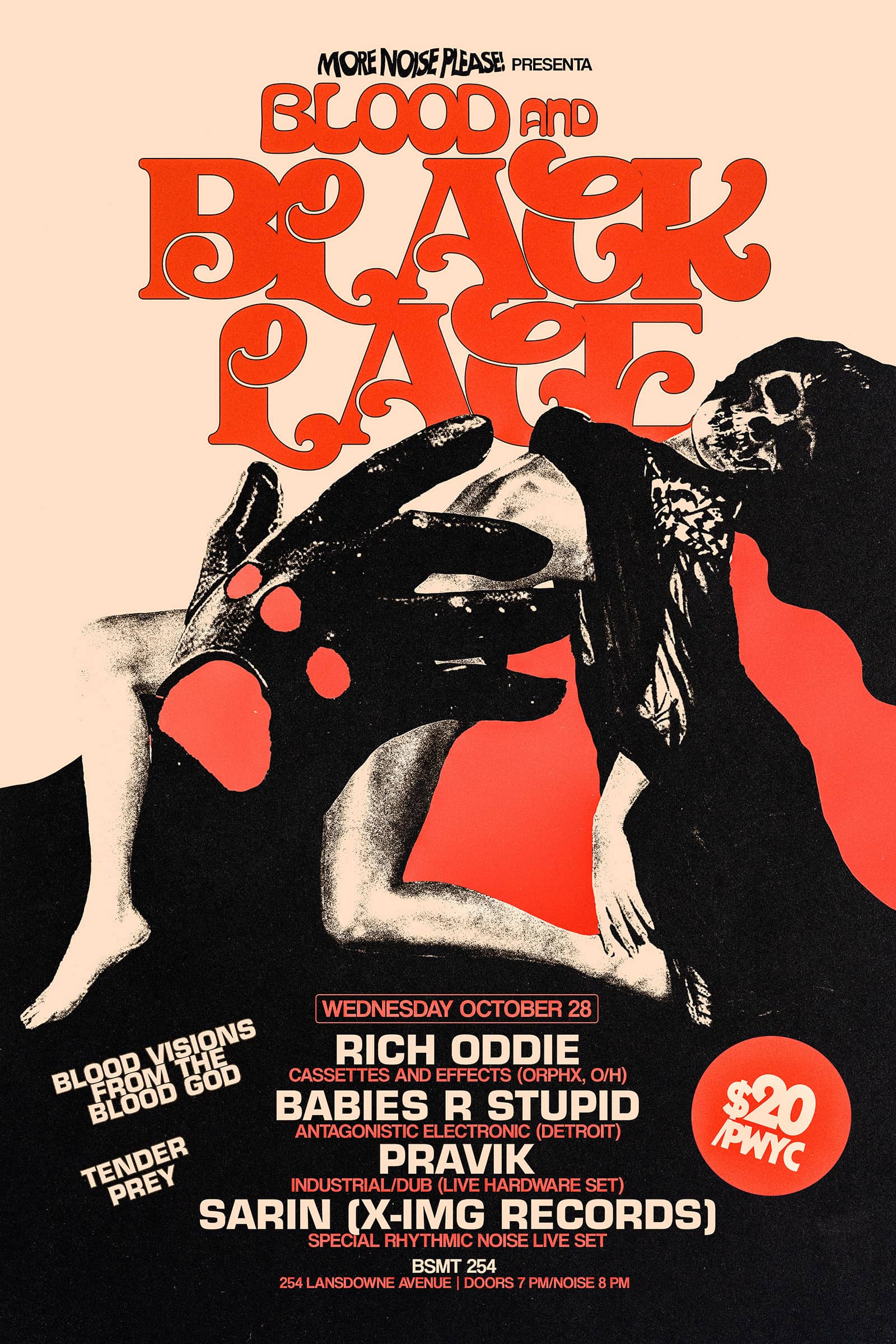 MORE NOISE PLEASE! PRESENTS: BLOOD AND BLACK LACE