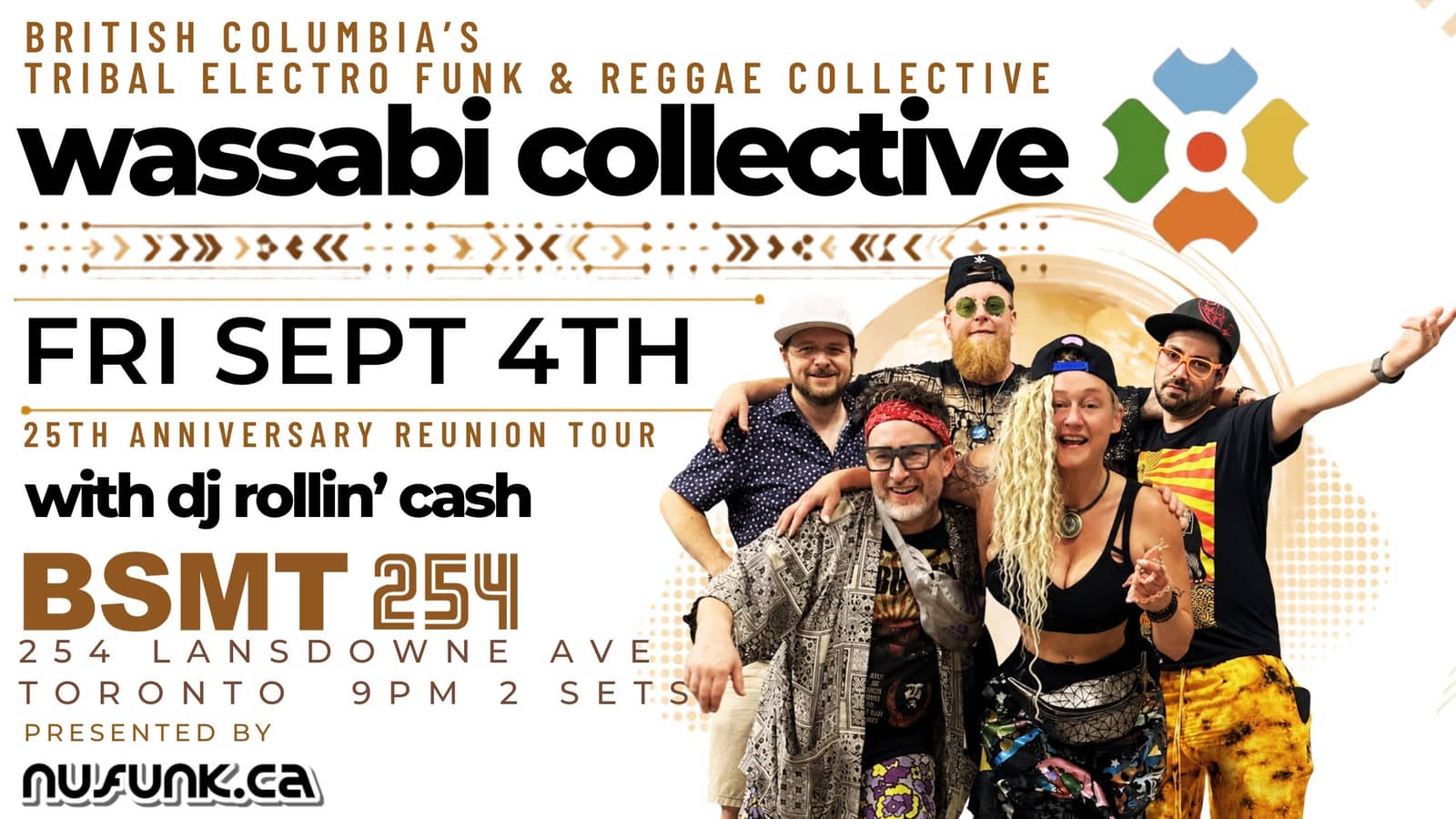 Wassabi Collective with DJ Rollin' Cash at BSMT254