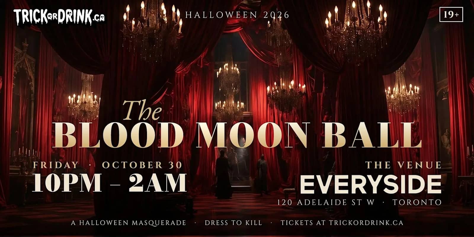 The Blood Moon Ball | Toronto Halloween Party 2026 | Everyside