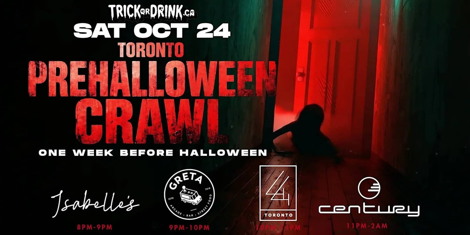 Pre-Halloween Party Toronto 2026 | King West Club Crawl