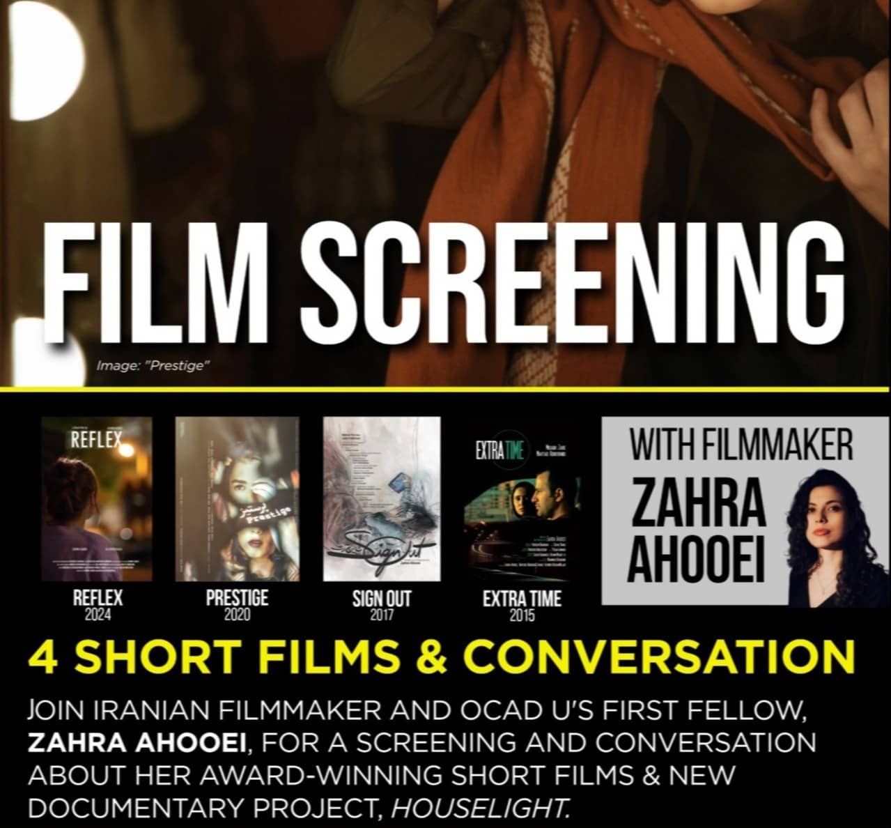 Film Screening with Iranian Filmmaker Zahra Ahooei