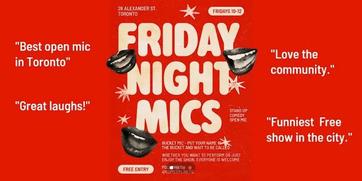 Friday Night Mics - Free Comedy Open Mic
