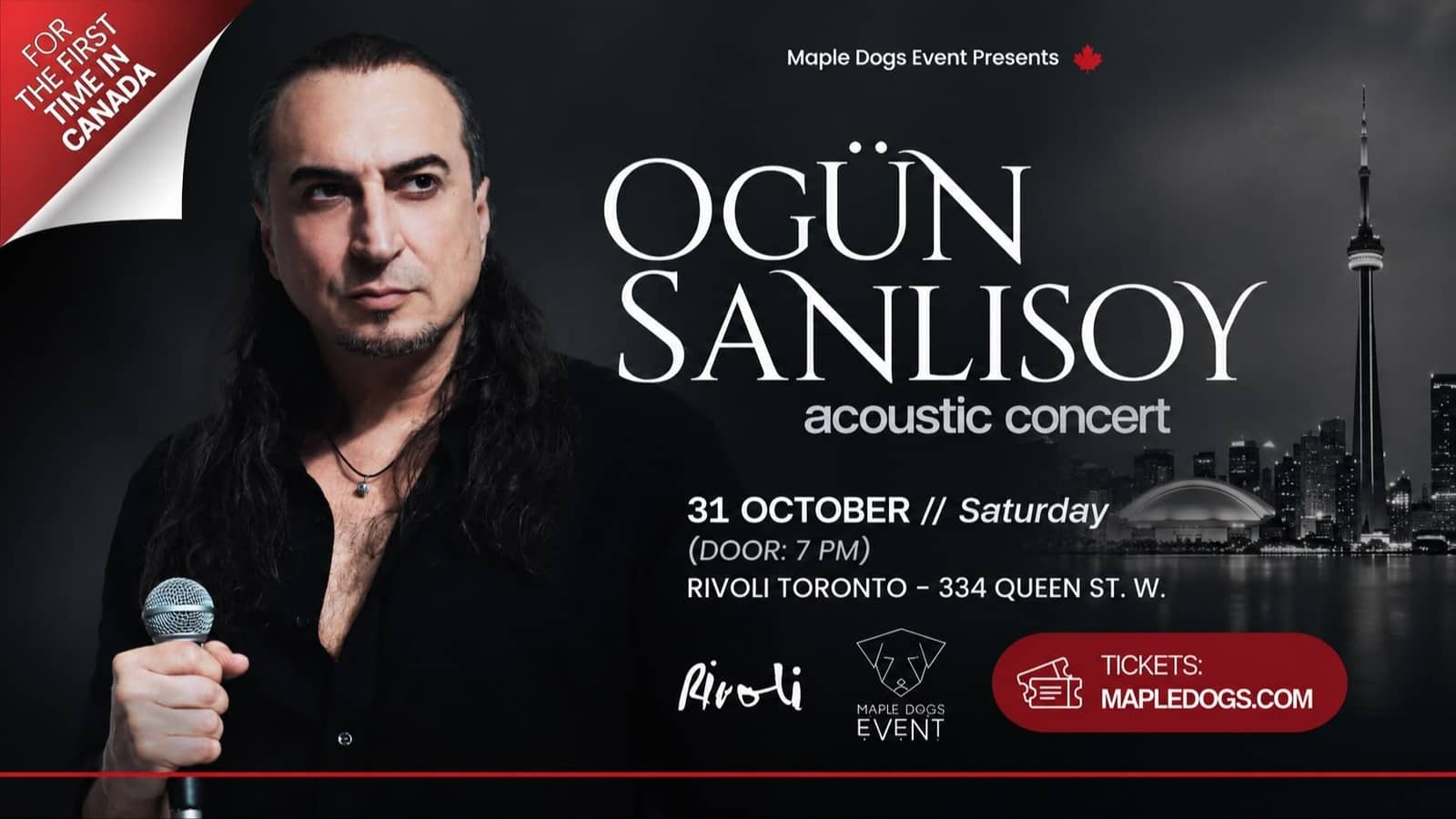 Ogun Sanlisoy Toronto Acoustic Concert
