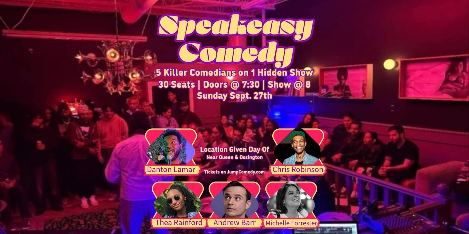 A Hidden Speakeasy Comedy Show
