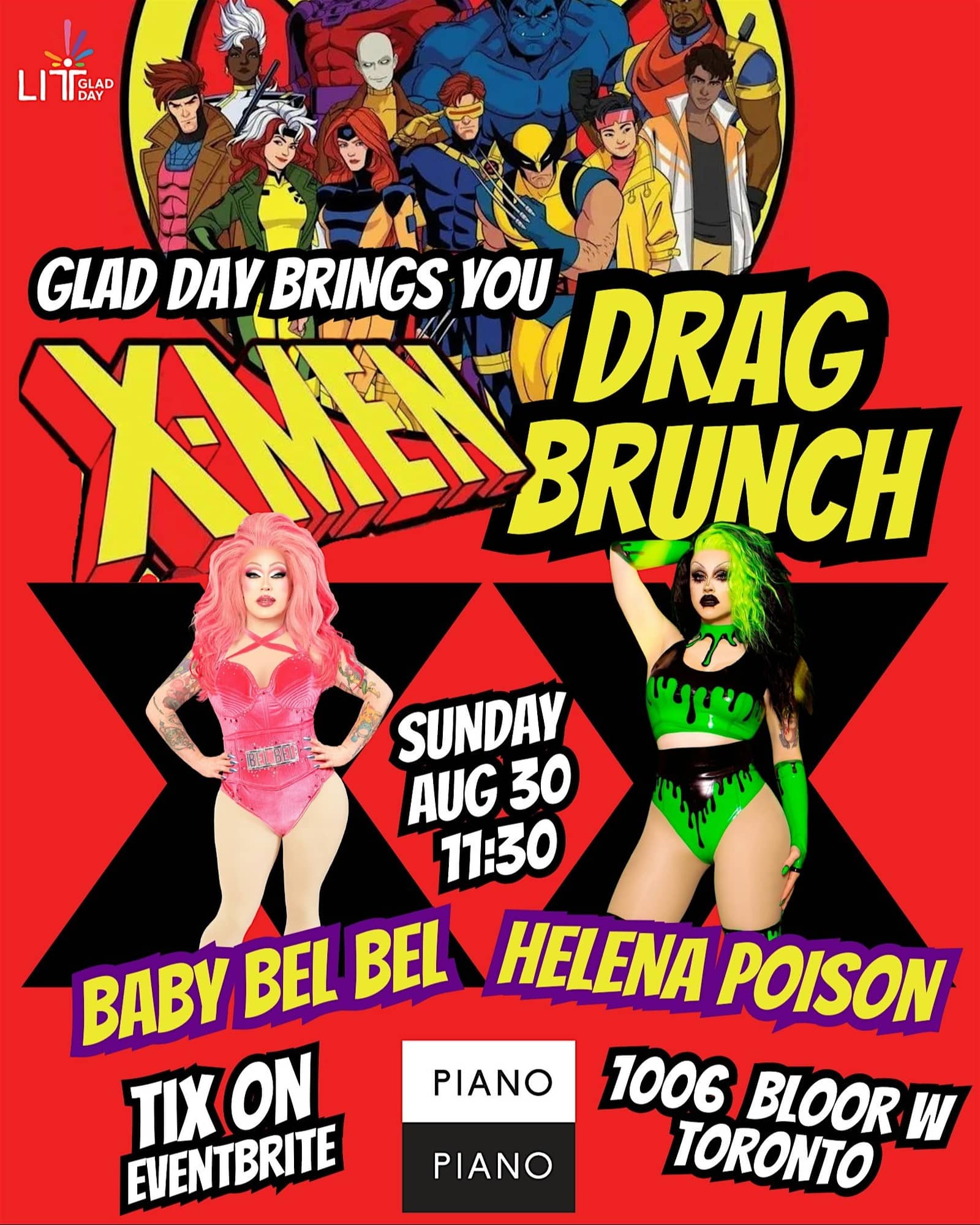 X-Men Drag Brunch hosted by Glad Day