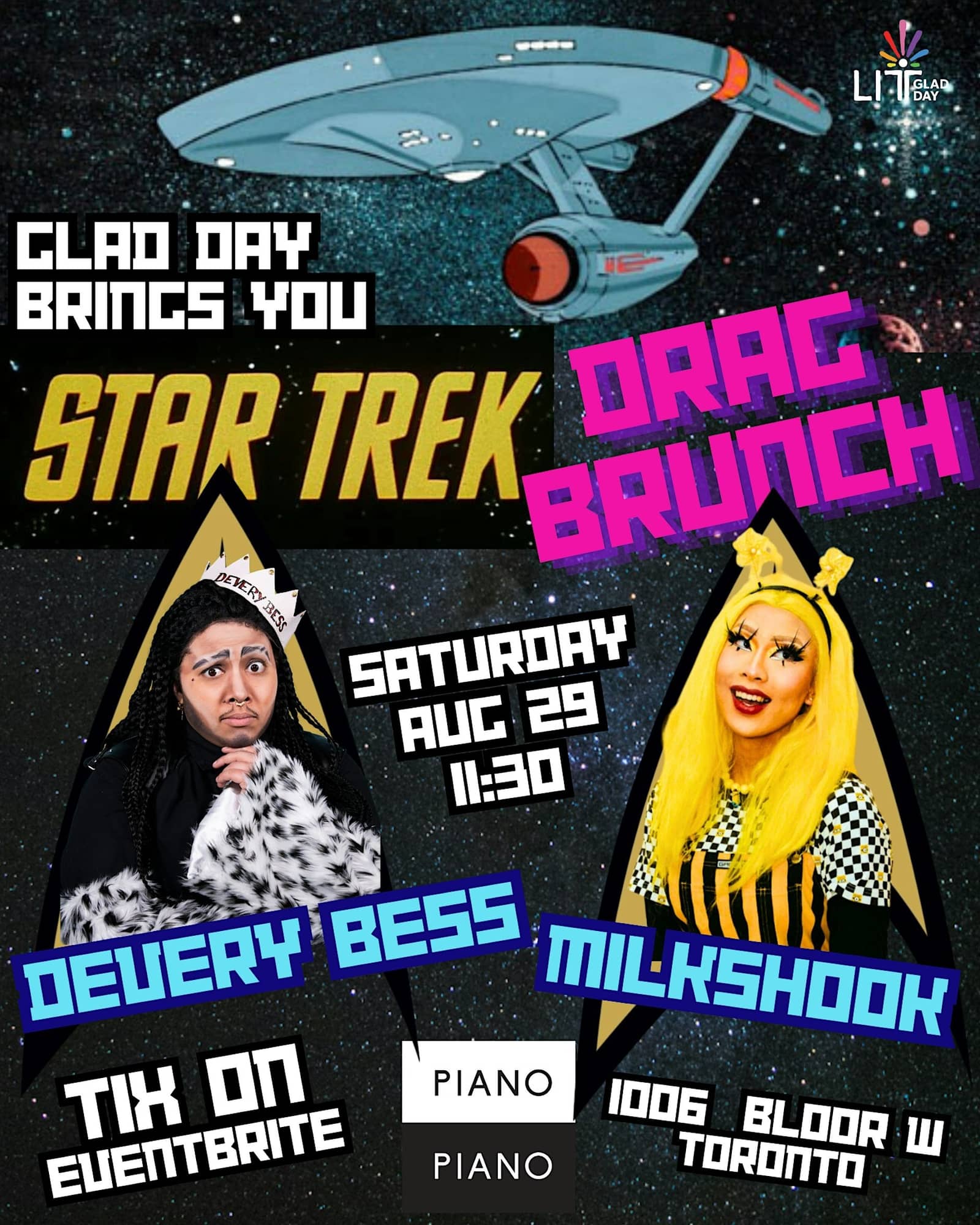 Star Trek Drag Brunch hosted by Glad Day