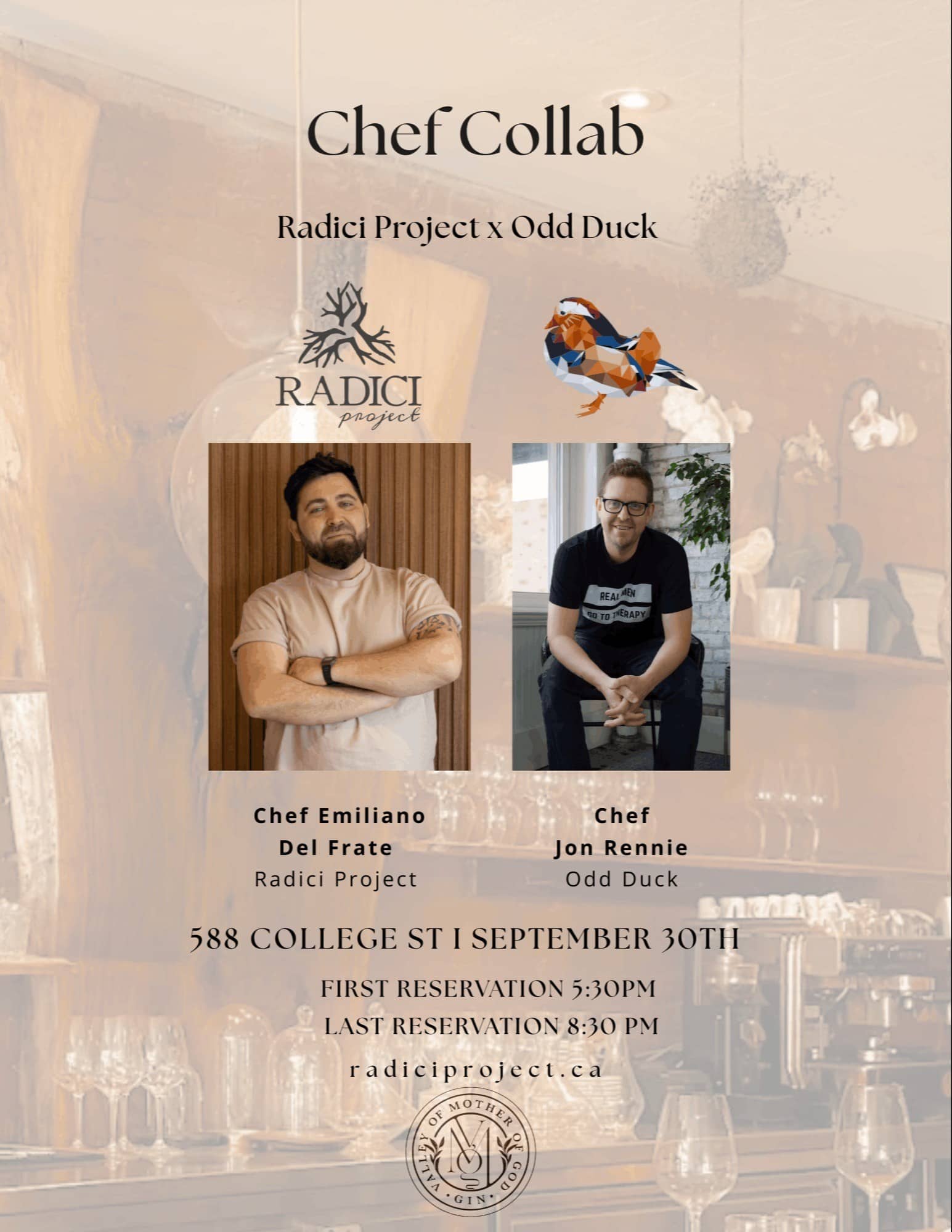 Odd Duck × Radici Project Chef Collaboration