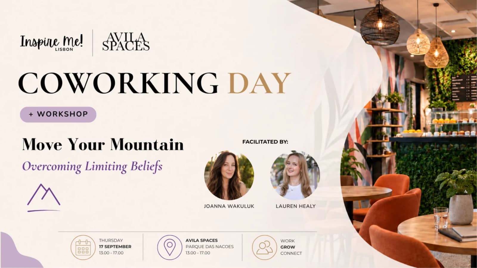 Coworking Day + Workshop: Move Your Mountain