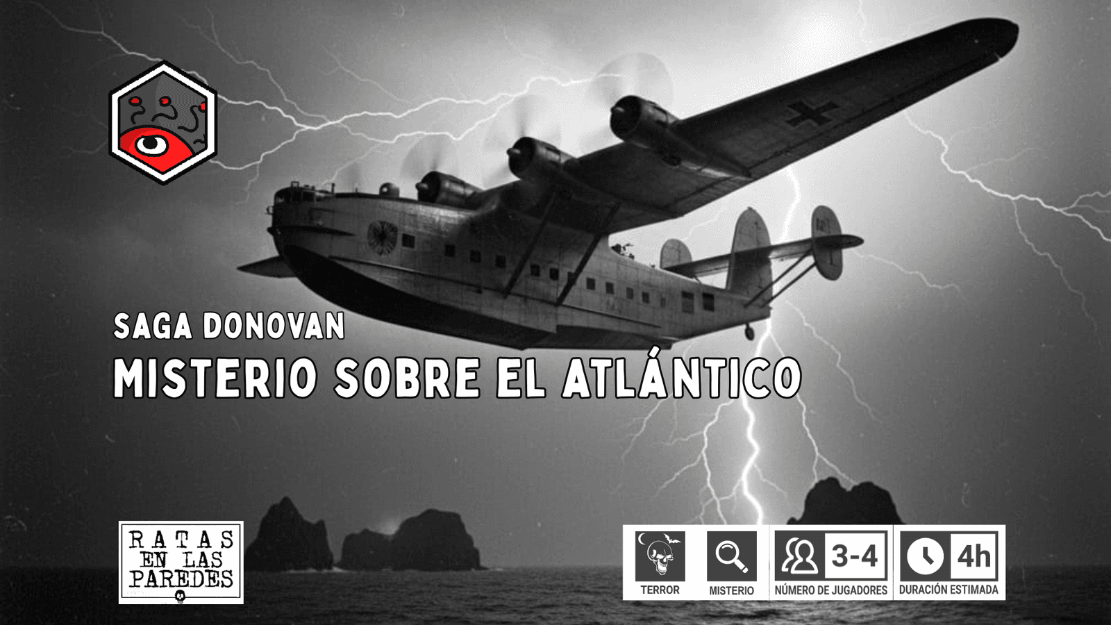 🏠Ratas en las paredes|Saga Donovan|Misterio sobre el Atlántico|Dual Shot|1/2