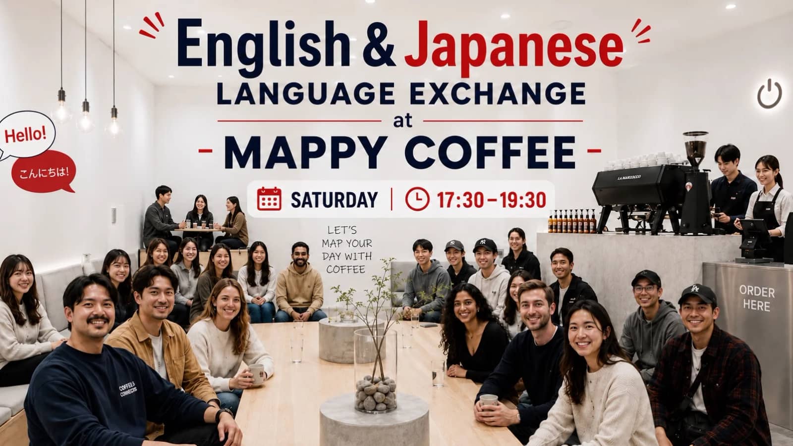 Tokyo Language Exchange in Sangenjaya ☕🌏 🥳 English・日本語 | Meet New Friends