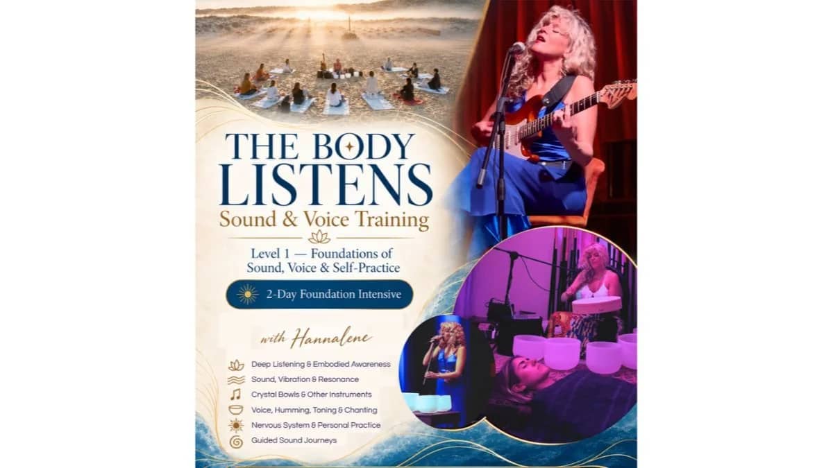 THE BODY LISTENS — Sound & Voice Training ✨