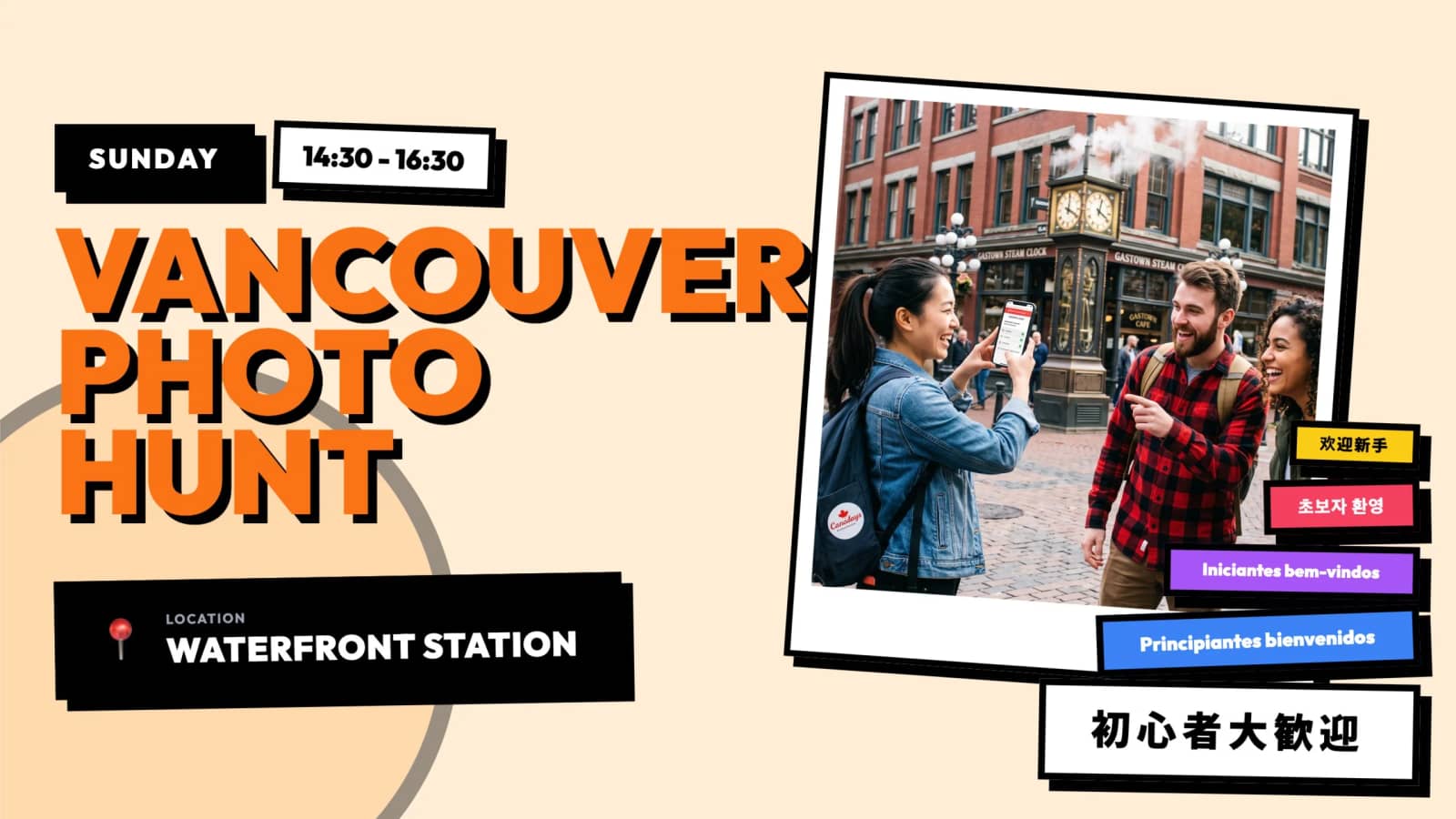 📷 Vancouver Photo Hunt | Make Friends Through Fun Missions!