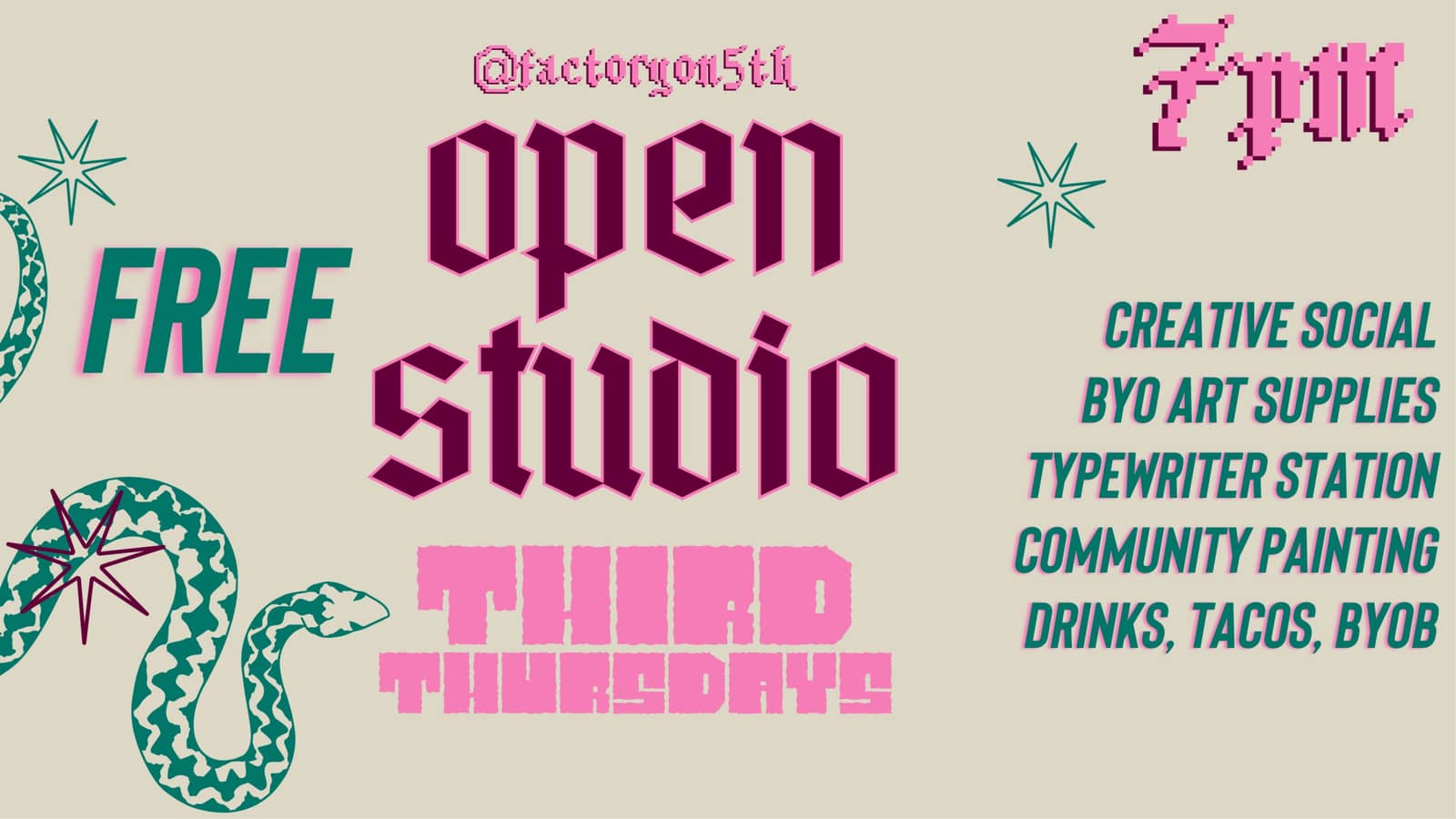OPEN STUDIO - Creative Social