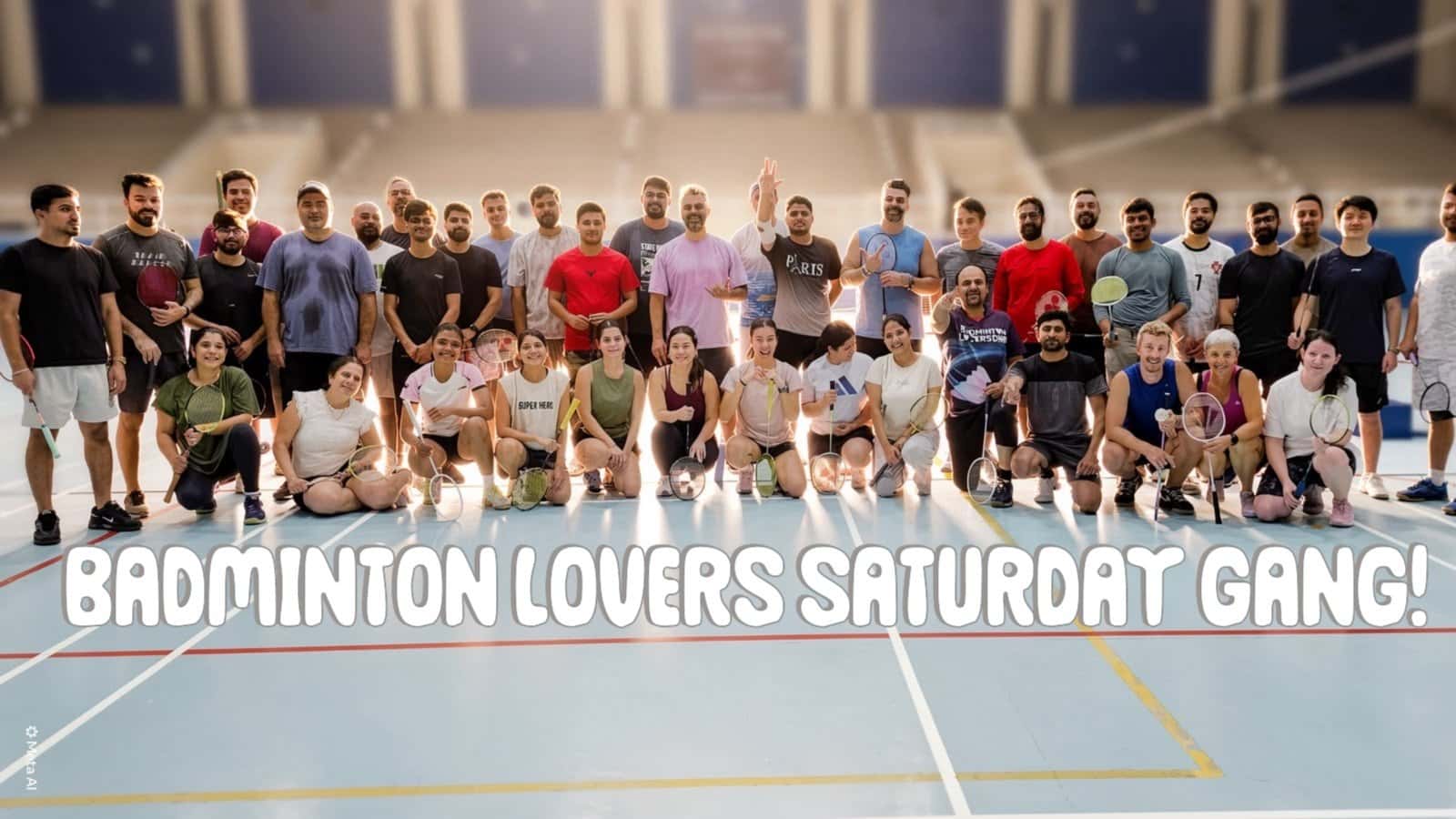 Super 3hrs Saturday Badminton Games Dubai @Al Safa Sports hall 1-4pm