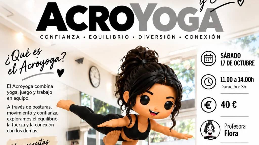 Intensivo de AcroYoga en Blanco y Negro Studio